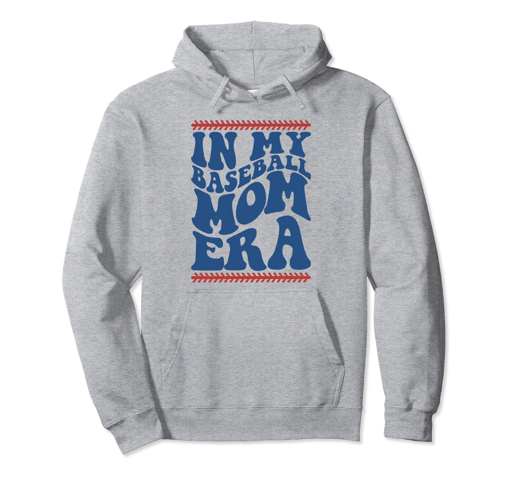 Funny Groovy Baseball My Baseball Mom Era Hoodie - Streetwear Style Unisex - T-Shirt, Sweatshirt, Hoodie