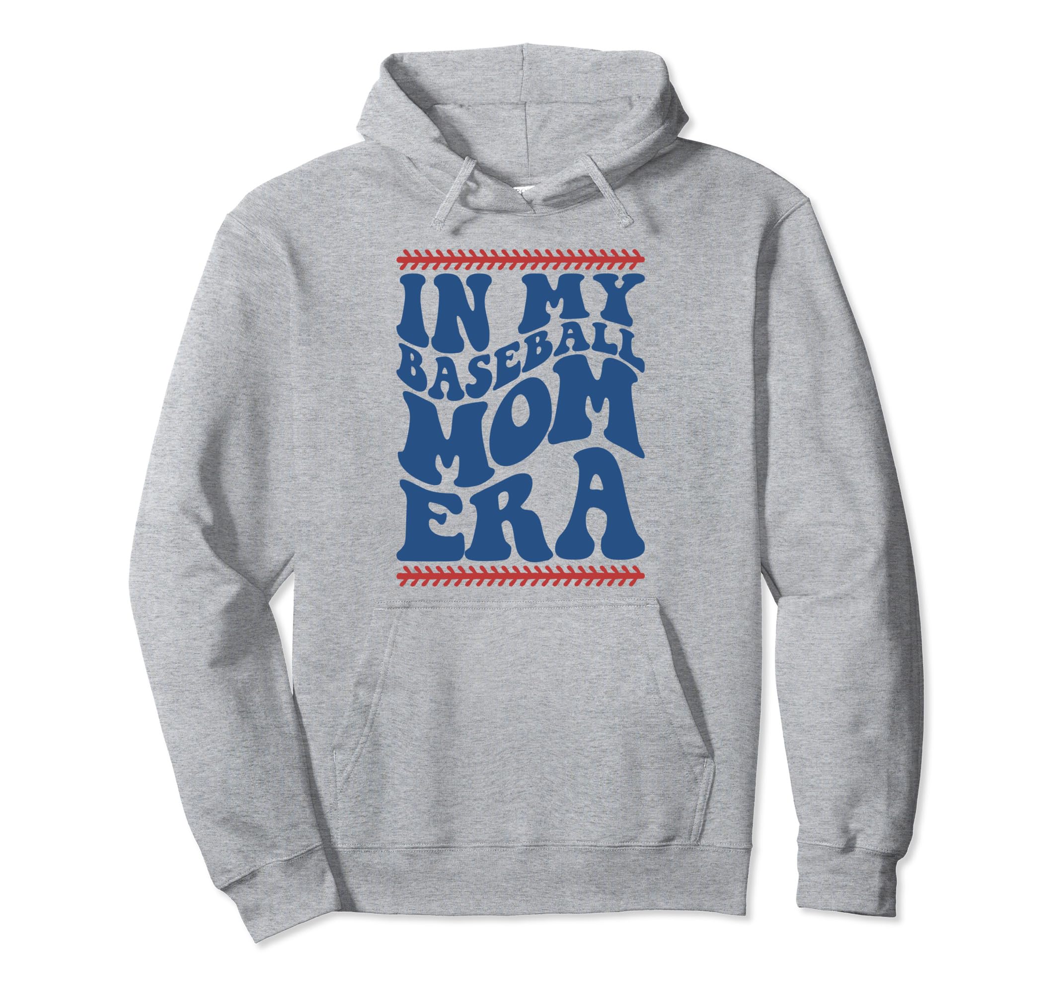 Funny Groovy Baseball My Baseball Mom Era Hoodie - Streetwear Style Unisex - T-Shirt, Sweatshirt, Hoodie