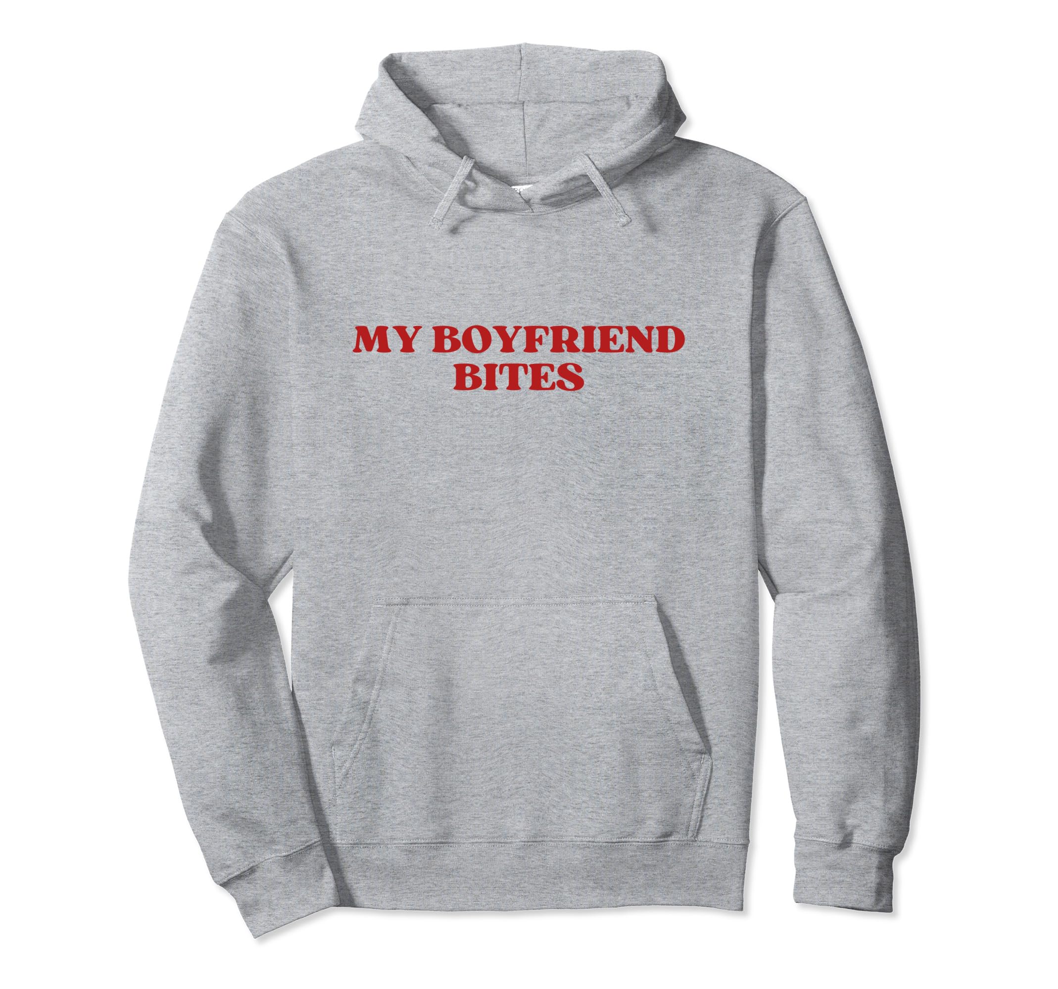 My Boyfriend Bites My Bf Bites Y2K Hoodie - Minimalist Print for Adults - T-Shirt, Sweatshirt, Hoodie