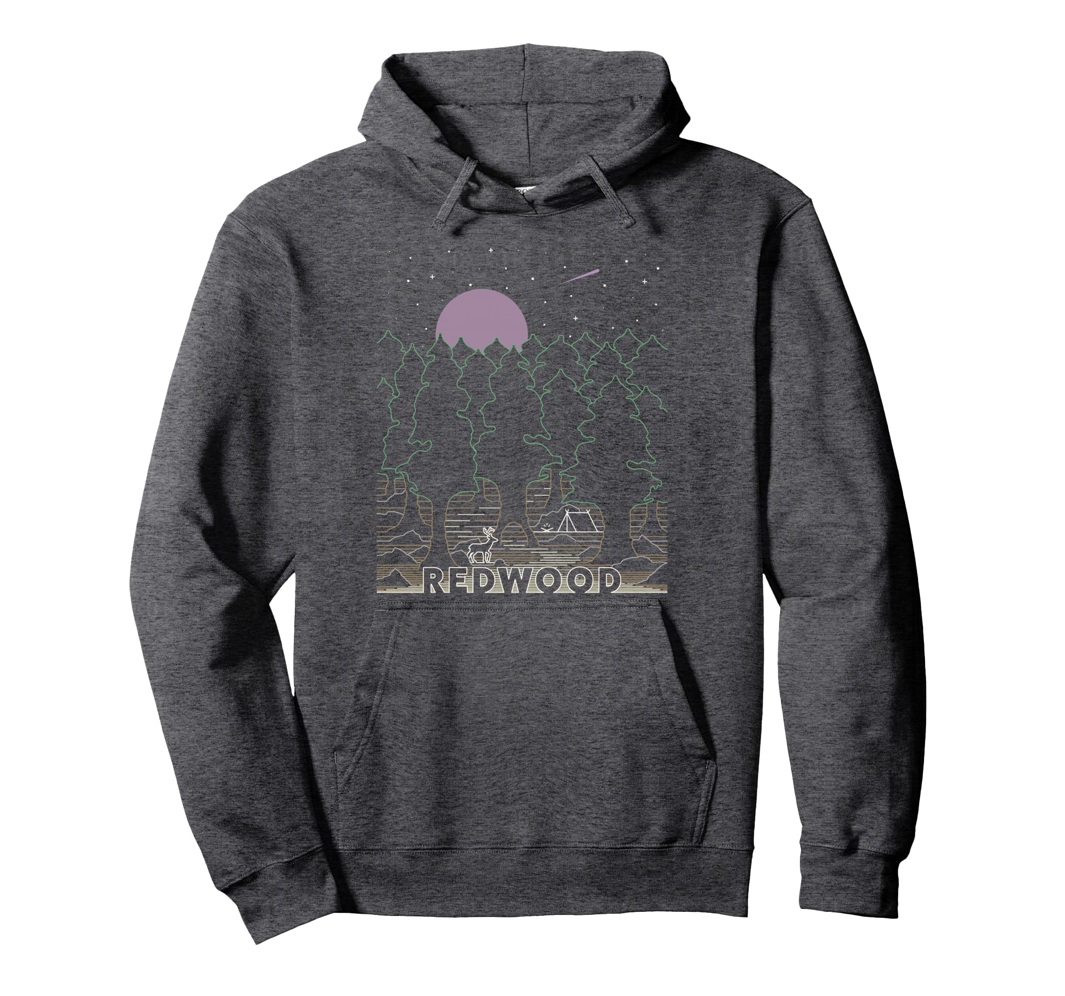 Redwood National Park California Hoodie - Trendy Graphic for Adults - T-Shirt, Sweatshirt, Hoodie