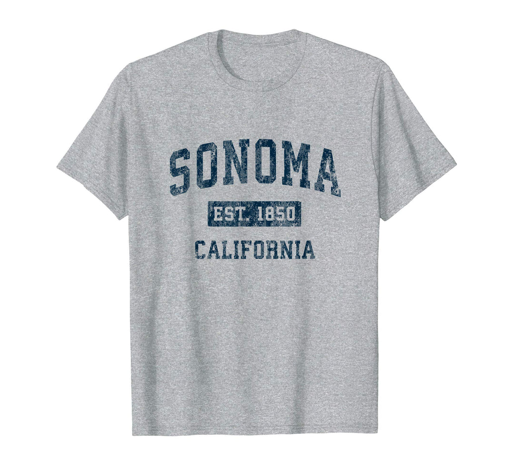 Sonoma California Ca Sports Navy T-Shirt - Aesthetic Graphic Unisex - T-Shirt, Sweatshirt, Hoodie
