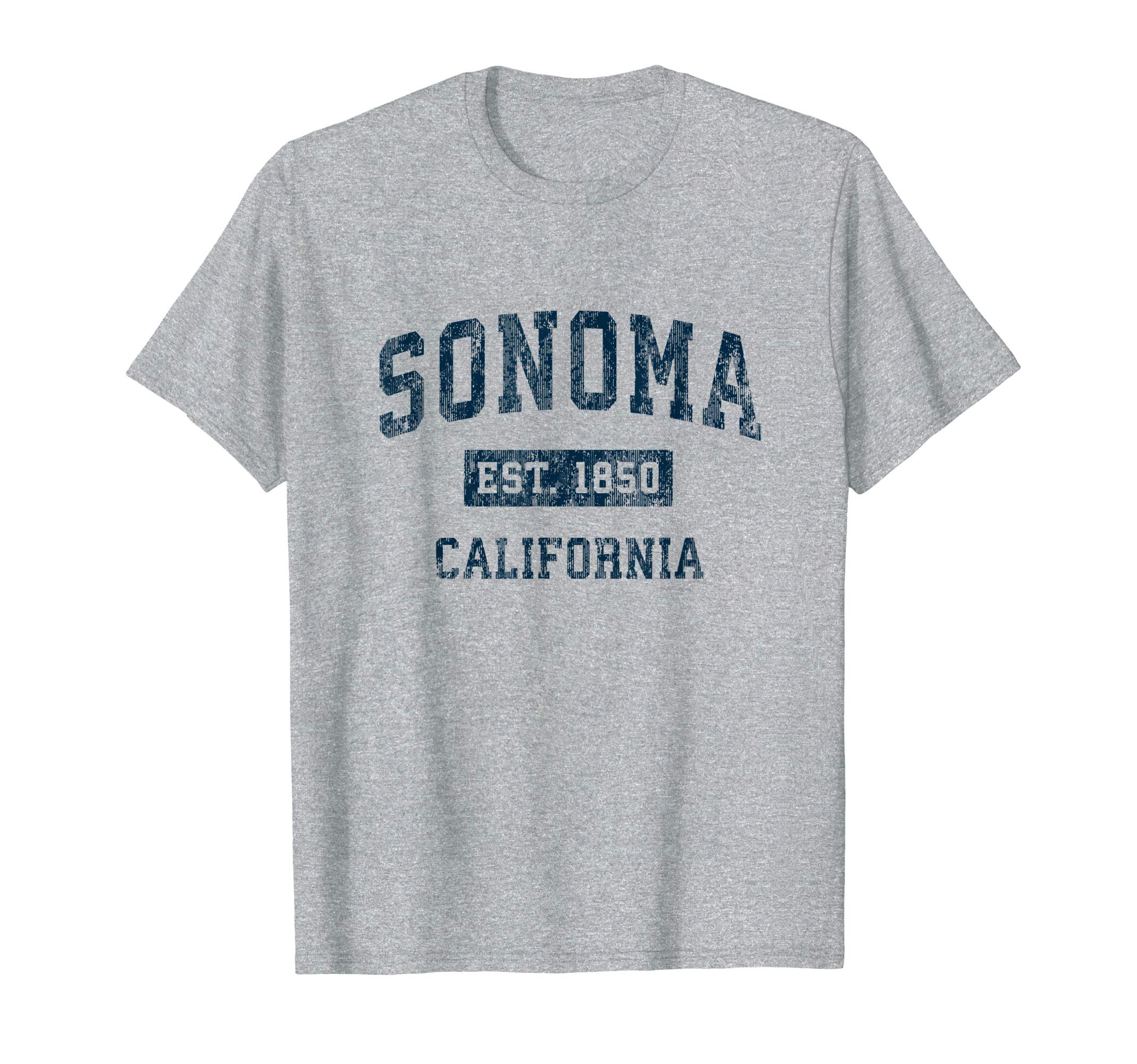 Sonoma California Ca Sports Navy T-Shirt - Aesthetic Graphic Unisex - T-Shirt, Sweatshirt, Hoodie