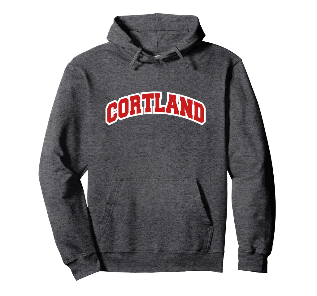 Cortland New York Varsity Hoodie - Custom Art Print Men Women - T-Shirt, Sweatshirt, Hoodie