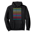Wisconsin Badger State Usa Rainbow Hoodie - Streetwear Style Unisex - T-Shirt, Sweatshirt, Hoodie