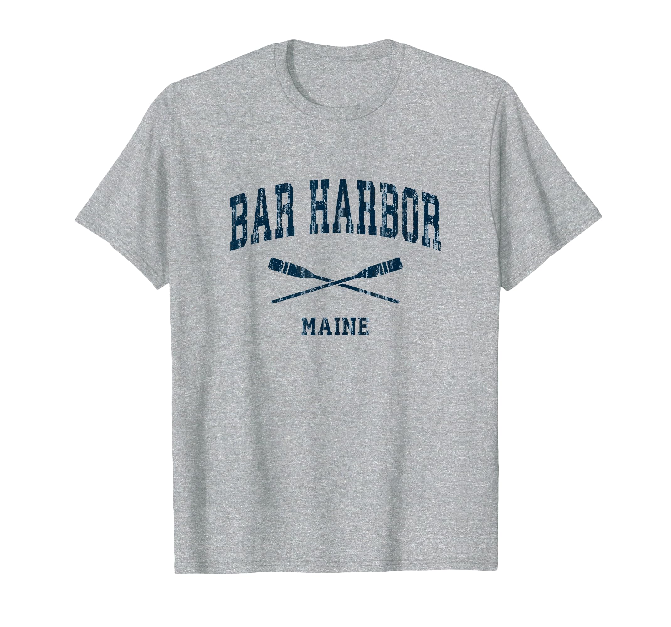 Bar Harbor Maine Nautical Paddles T-Shirt - Aesthetic Graphic Men Women - T-Shirt, Sweatshirt, Hoodie