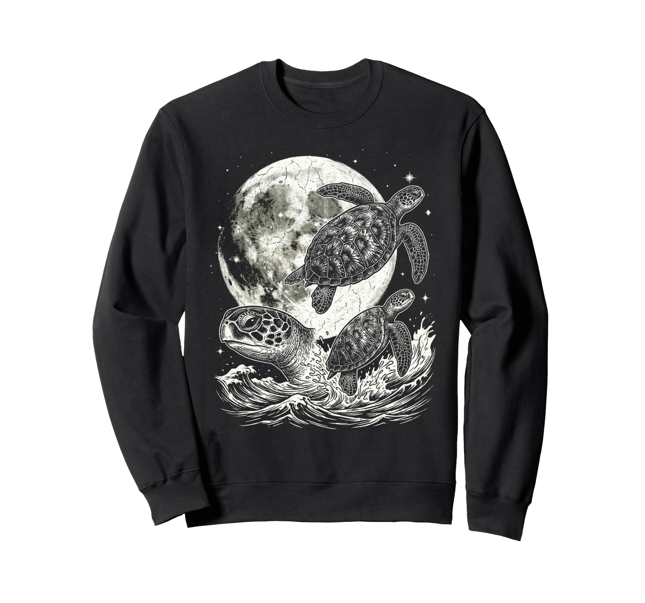 Sea Turtle 90S Aesthetic Y2K Sweatshirt - Casual Everyday Wear Men Women - T-Shirt, Sweatshirt, Hoodie