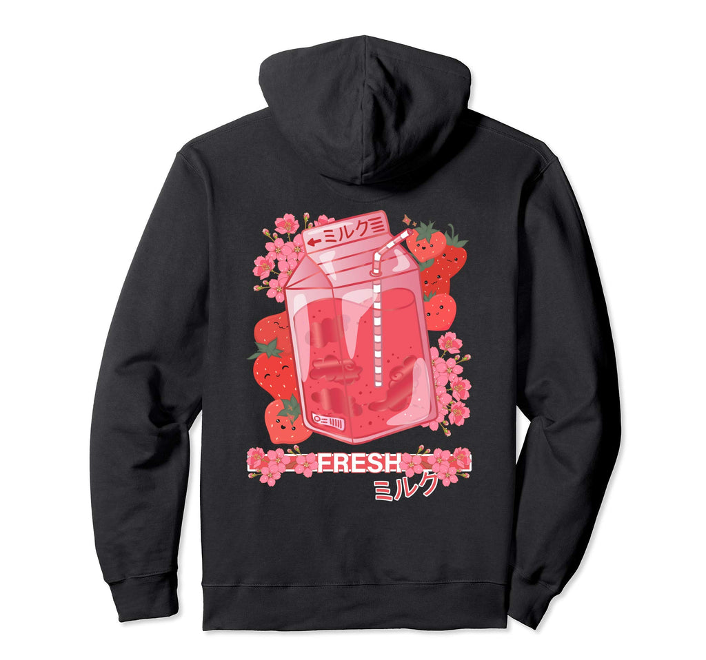 Fresh Japanese Milk 90S Japanese Otaku Hoodie - Novelty Apparel Unisex - T-Shirt, Sweatshirt, Hoodie