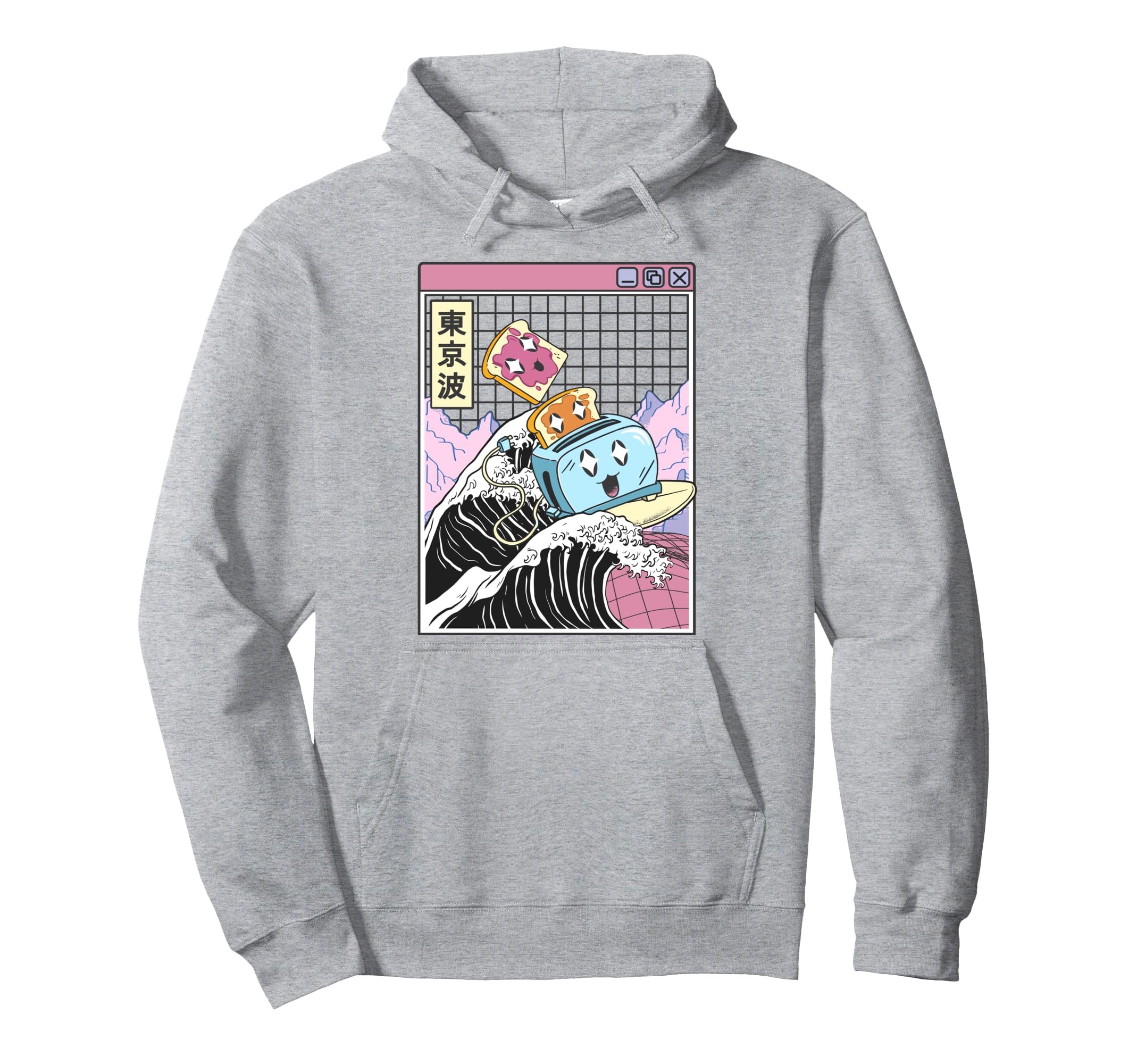Happy Toaster Jelly Peanut Butter Toast Hoodie - Graphic Print Men Women - T-Shirt, Sweatshirt, Hoodie
