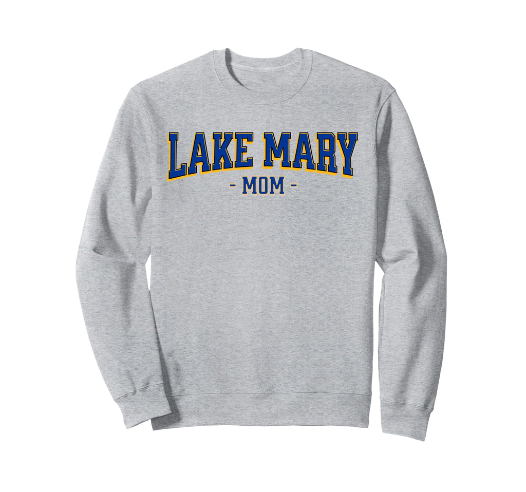 Lake Mary Florida Baseball Mom Sweatshirt - Minimalist Print Men Women - T-Shirt, Sweatshirt, Hoodie