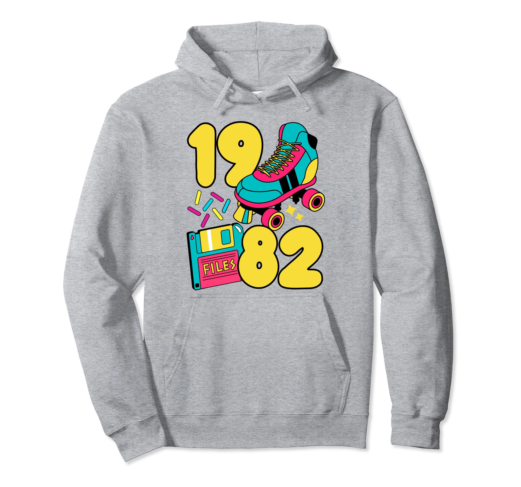 1982 Slow Tec 80S Candy Roller Rink Hoodie - Fun Novelty Design Men Women - T-Shirt, Sweatshirt, Hoodie