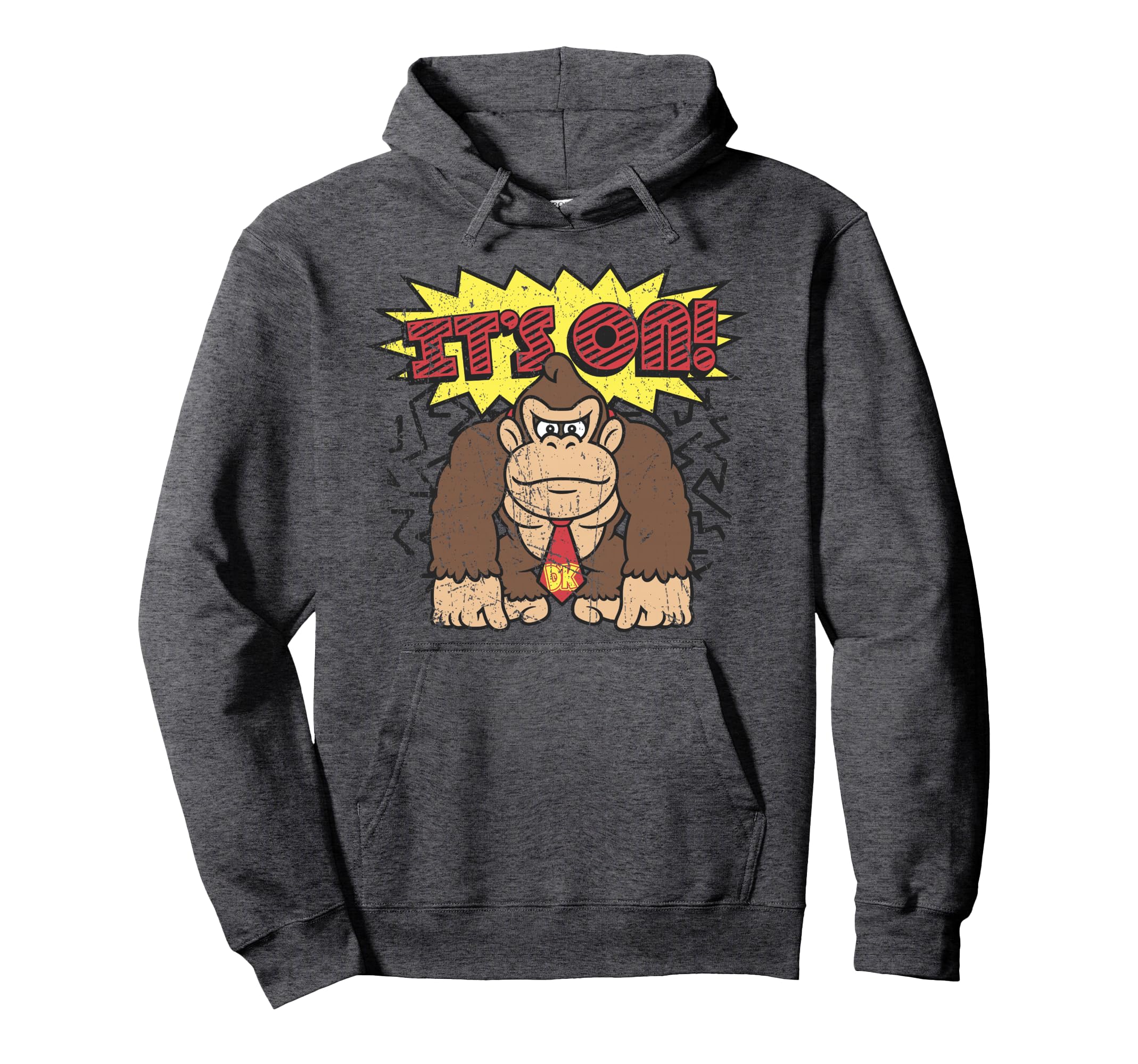 Donkey Kong Its Distressed Hoodie - Fun Novelty Design Men Women - T-Shirt, Sweatshirt, Hoodie