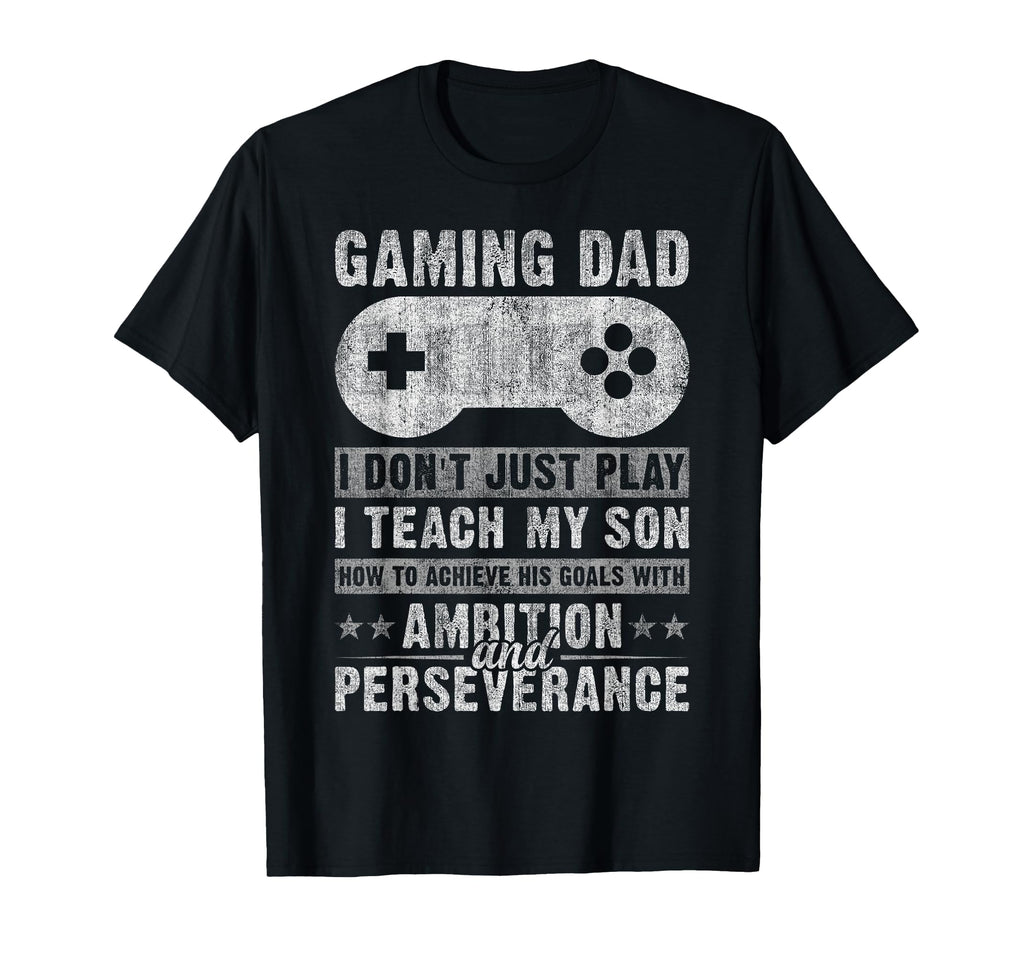 Gaming Dad Father Son Fathers Day Video T-Shirt - Trendy Graphic Men Women - T-Shirt, Sweatshirt, Hoodie