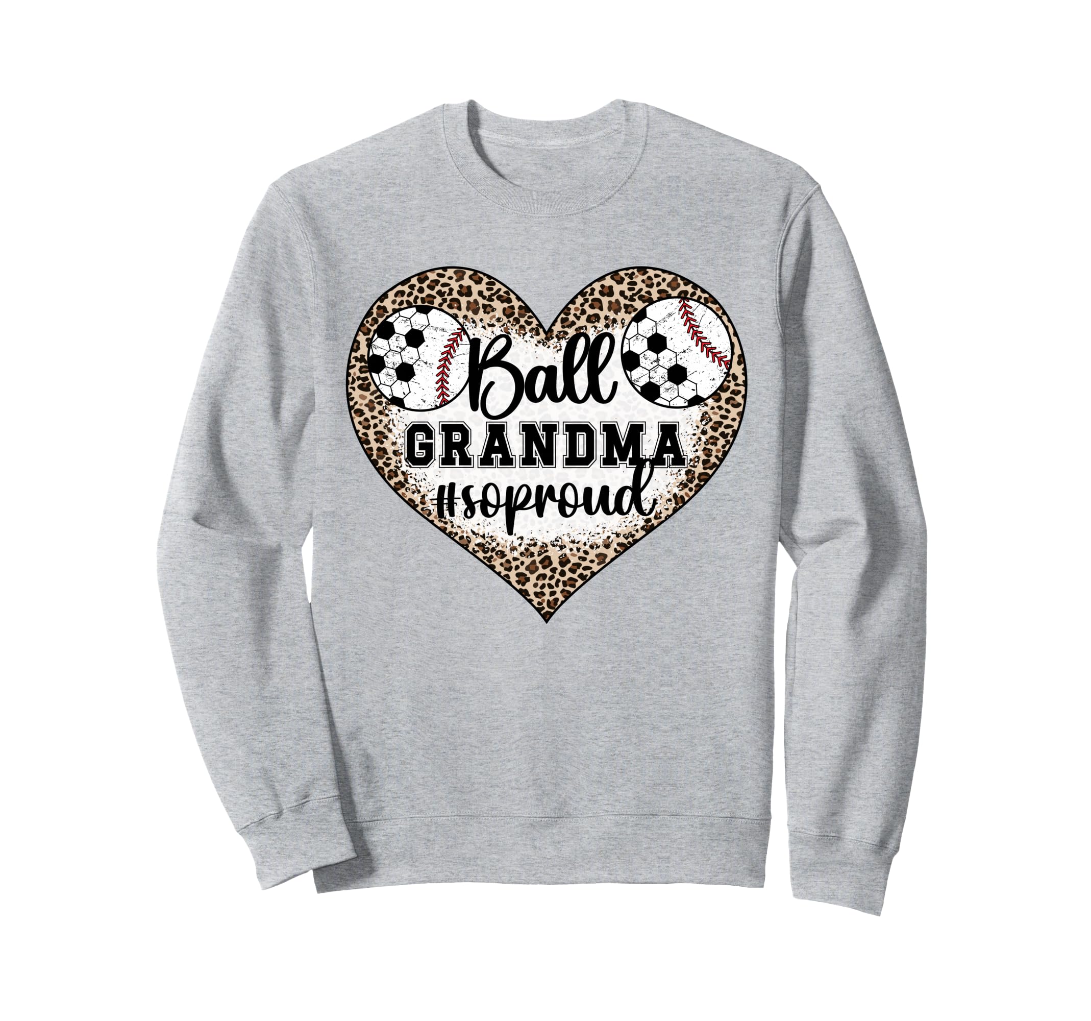 Ball Grandma So Proud Soccer Sweatshirt - Unique Graphic Men Women - T-Shirt, Sweatshirt, Hoodie