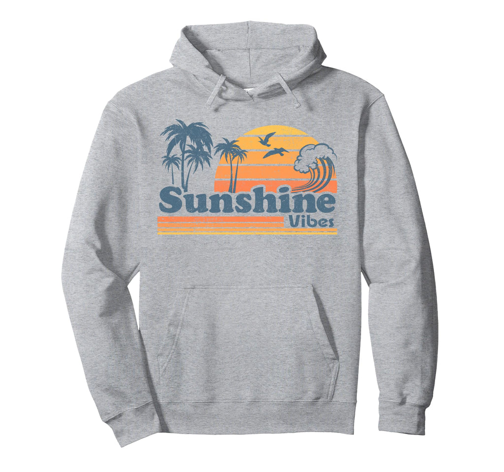 Funny Sunshine Vibes Vacation Beach Hoodie - Streetwear Style for Adults - T-Shirt, Sweatshirt, Hoodie