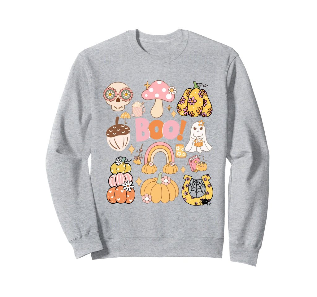 Floral Fall Boho And Sweatshirt - Aesthetic Graphic Men Women - T-Shirt, Sweatshirt, Hoodie