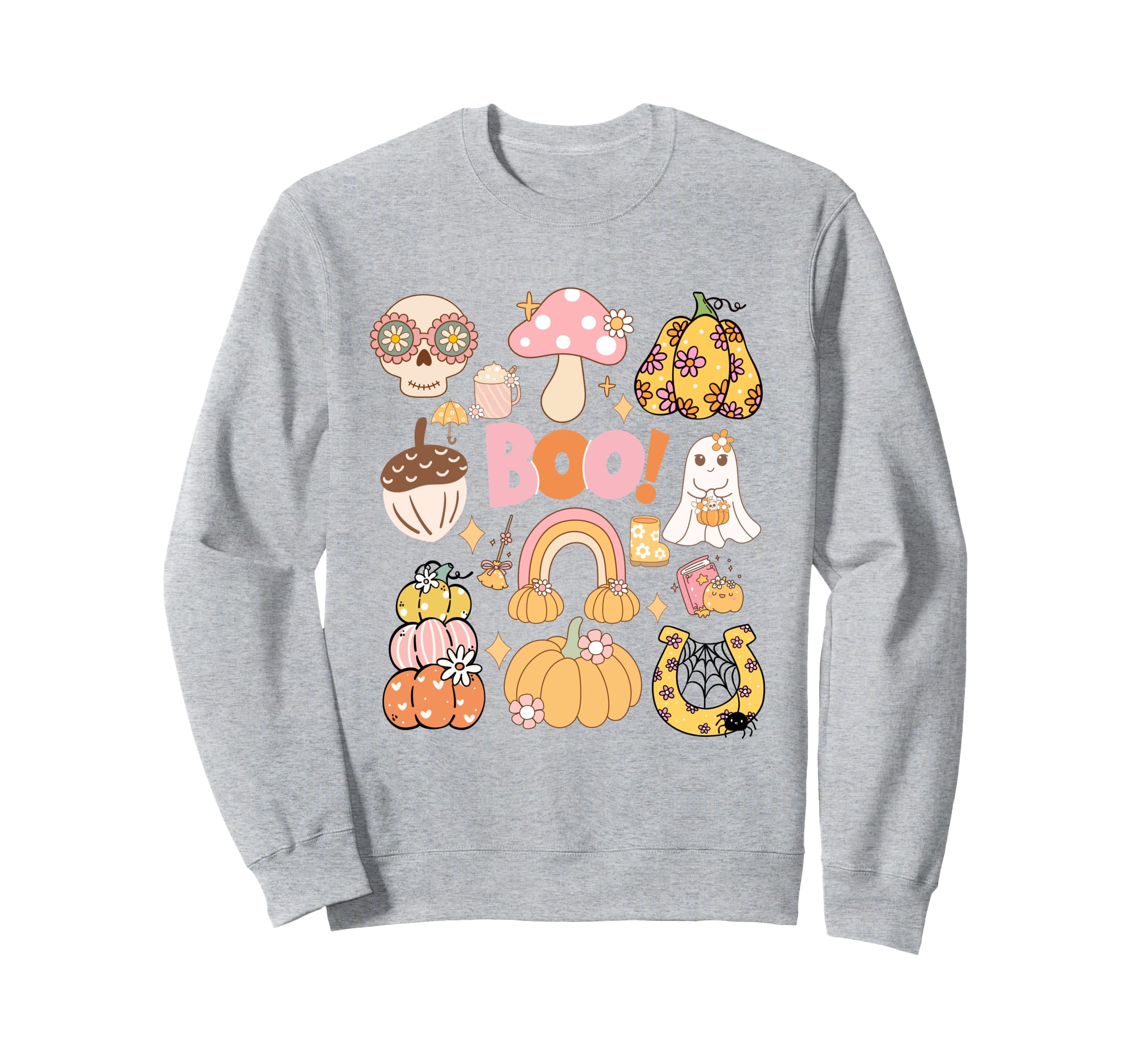 Floral Fall Boho And Sweatshirt - Aesthetic Graphic Men Women - T-Shirt, Sweatshirt, Hoodie