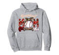 Baseball Helmet Baseball Bat Glove Hoodie - Fun Novelty Design Men Women - T-Shirt, Sweatshirt, Hoodie