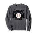 Senior Mom Class 2024 Baseball Sweatshirt - Aesthetic Graphic for Adults - T-Shirt, Sweatshirt, Hoodie