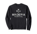Madeira Portugal Flag Distressed Sweatshirt - Aesthetic Graphic Unisex - T-Shirt, Sweatshirt, Hoodie