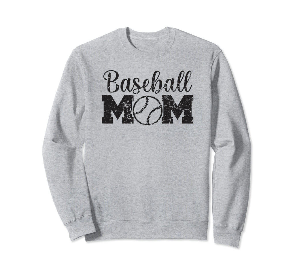Baseball Mom Sweatshirt - Unique Graphic Men Women - T-Shirt, Sweatshirt, Hoodie