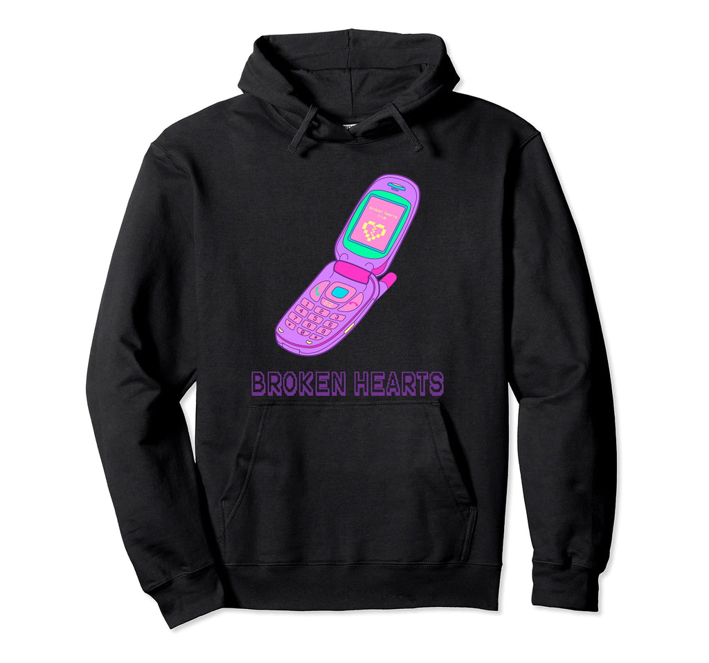 Broken Hearts Club Anime Manga Otaku Hoodie - Custom Art Print Unisex - T-Shirt, Sweatshirt, Hoodie