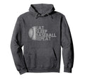 Eat Sleep Baseball Repeat Baseball Hoodie - Casual Everyday Wear Unisex - T-Shirt, Sweatshirt, Hoodie