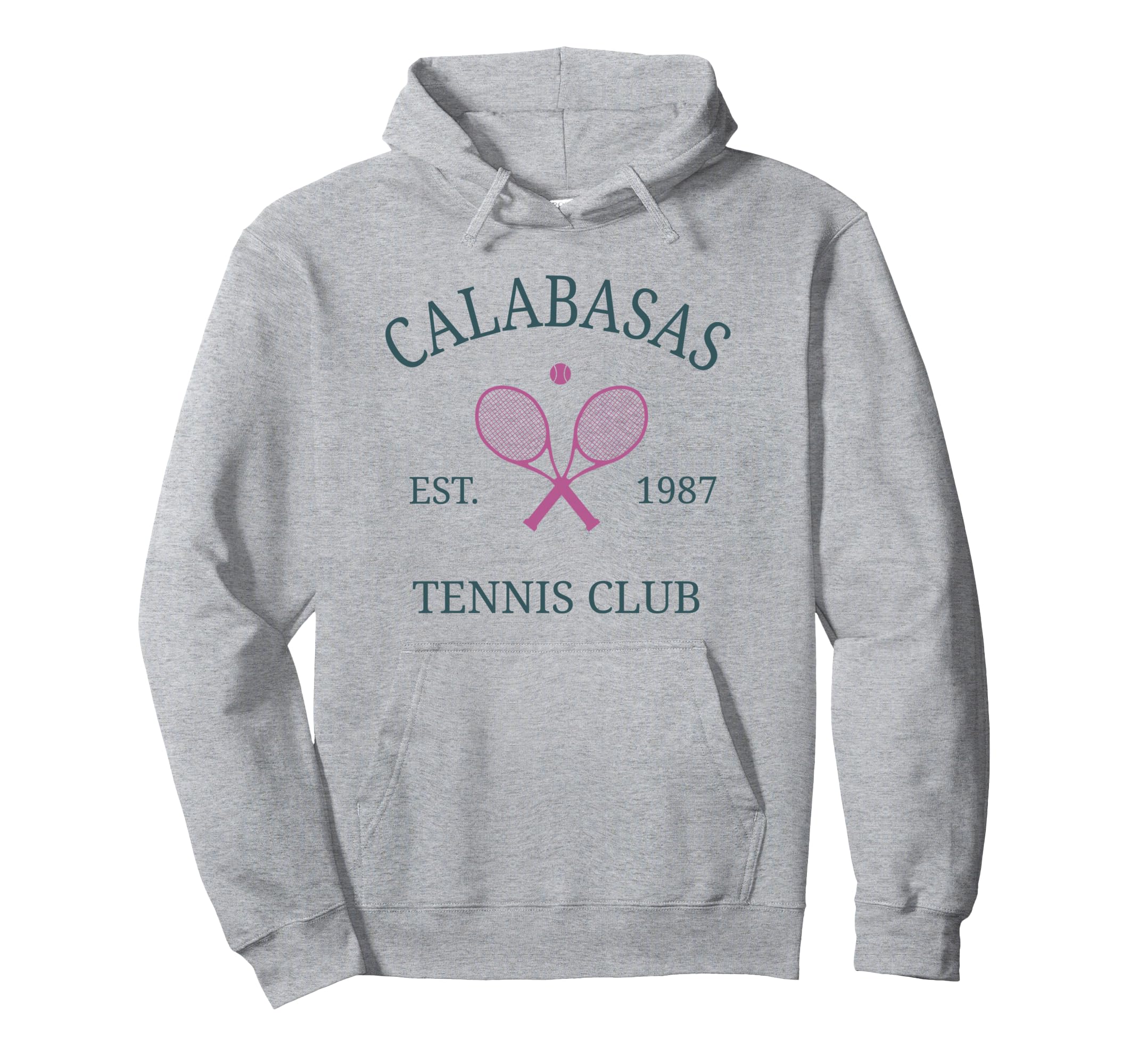 Calabasas Athletics Tennis Club Racquet Hoodie - Unique Graphic Men Women - T-Shirt, Sweatshirt, Hoodie
