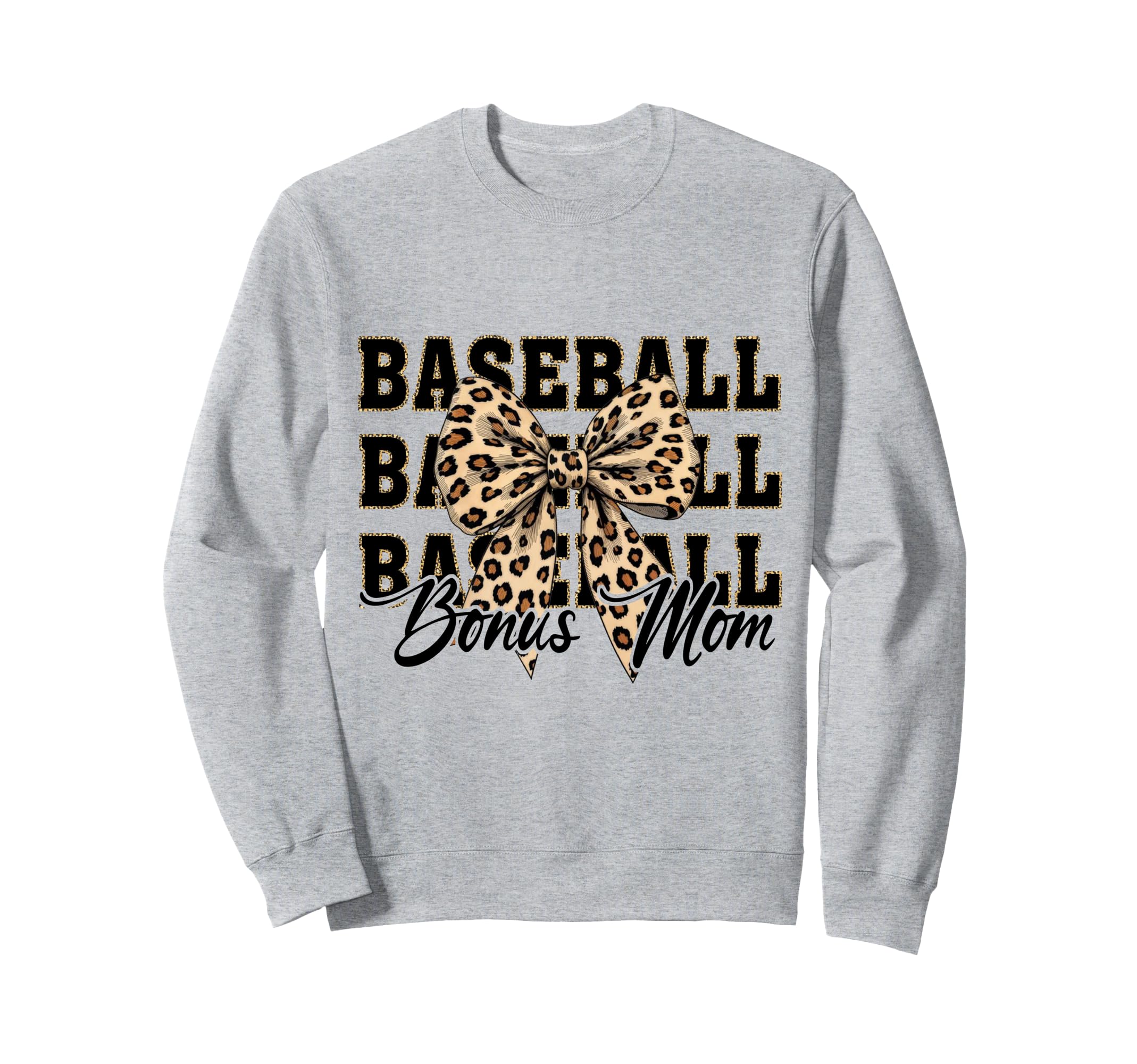 Baseball Bonus Mom Coquette Bow Sweatshirt - Unique Graphic Men Women - T-Shirt, Sweatshirt, Hoodie