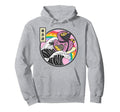 Ninja Rubber Duck Surfing Kanagawa Wave Hoodie - Novelty Apparel Unisex - T-Shirt, Sweatshirt, Hoodie