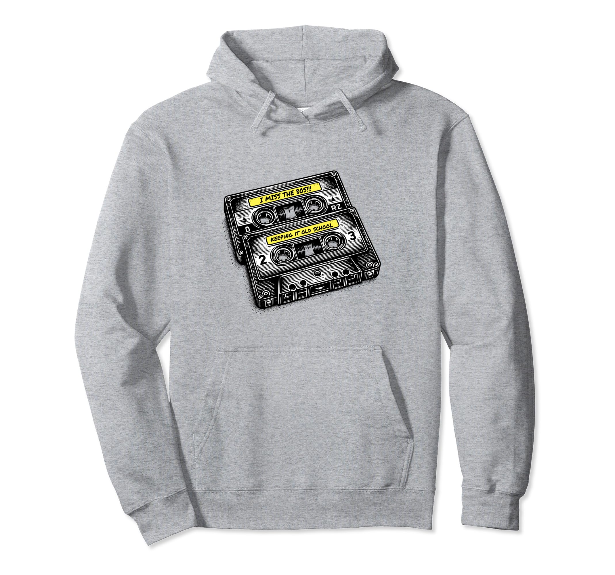 I Miss 80S 90S Cassette Tape Mixtapes Hoodie - Unique Graphic Men Women - T-Shirt, Sweatshirt, Hoodie