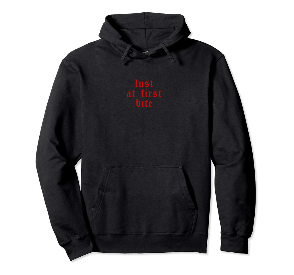 Lust First Bite Aesthetic Soft Grunge Gothic Hoodie - Graphic Print Unisex - T-Shirt, Sweatshirt, Hoodie