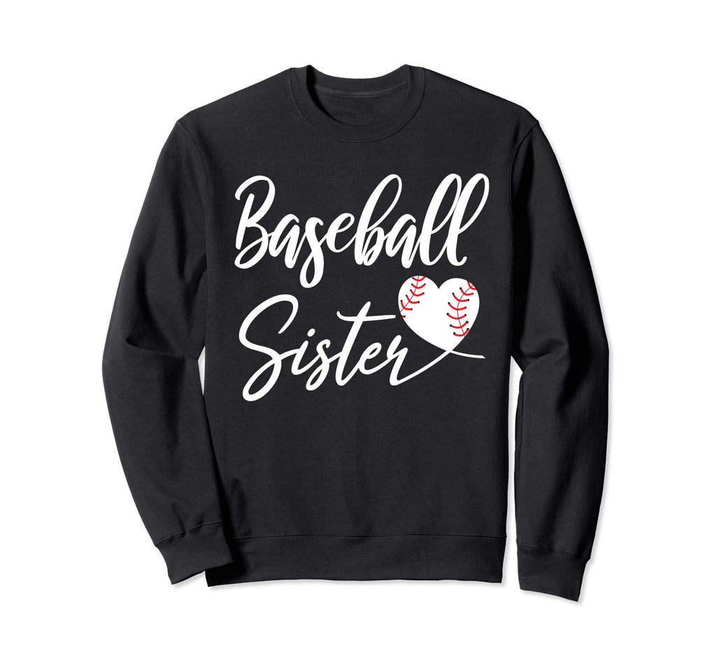 Baseball Sister Sweatshirt - Minimalist Print Men Women - T-Shirt, Sweatshirt, Hoodie