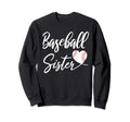 Baseball Sister Sweatshirt - Minimalist Print Men Women - T-Shirt, Sweatshirt, Hoodie
