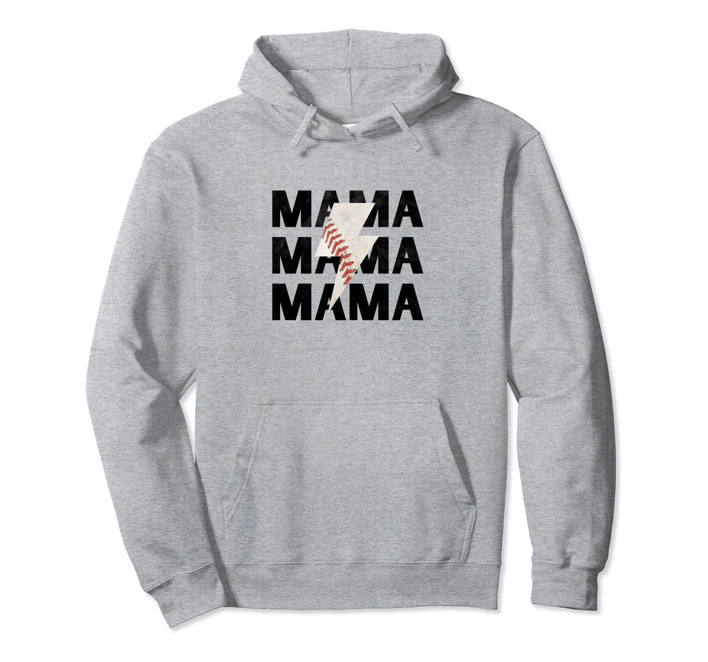 Baseball Mom Game Day Baseball Season Hoodie - Custom Art Print for Adults - T-Shirt, Sweatshirt, Hoodie