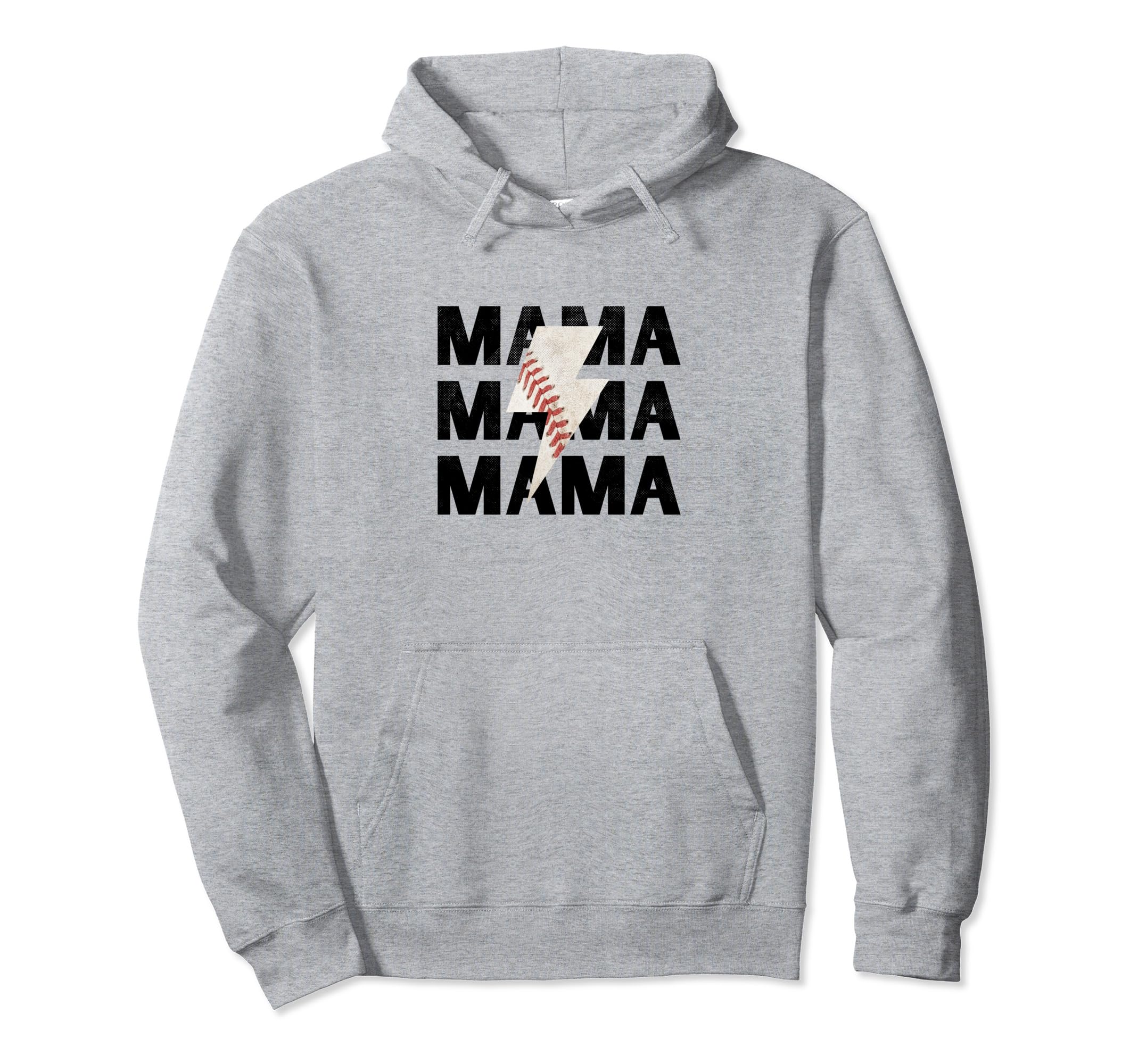 Baseball Mom Game Day Baseball Season Hoodie - Custom Art Print for Adults - T-Shirt, Sweatshirt, Hoodie