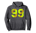 Softball 99 Jersey Number Hoodie - Novelty Apparel Unisex - T-Shirt, Sweatshirt, Hoodie