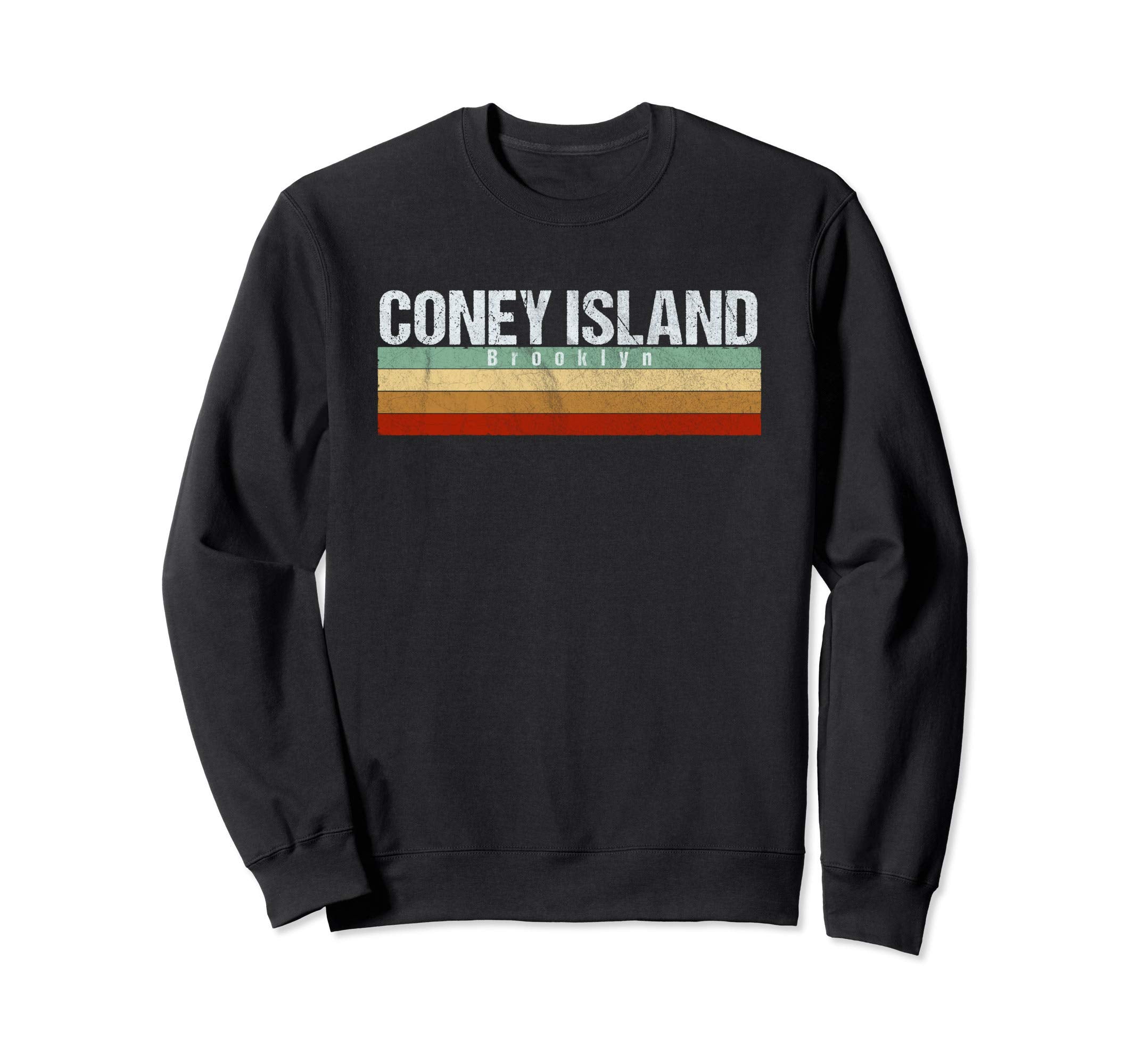 70S 80S Coney Island Brooklyn Sweatshirt - Graphic Print Unisex - T-Shirt, Sweatshirt, Hoodie