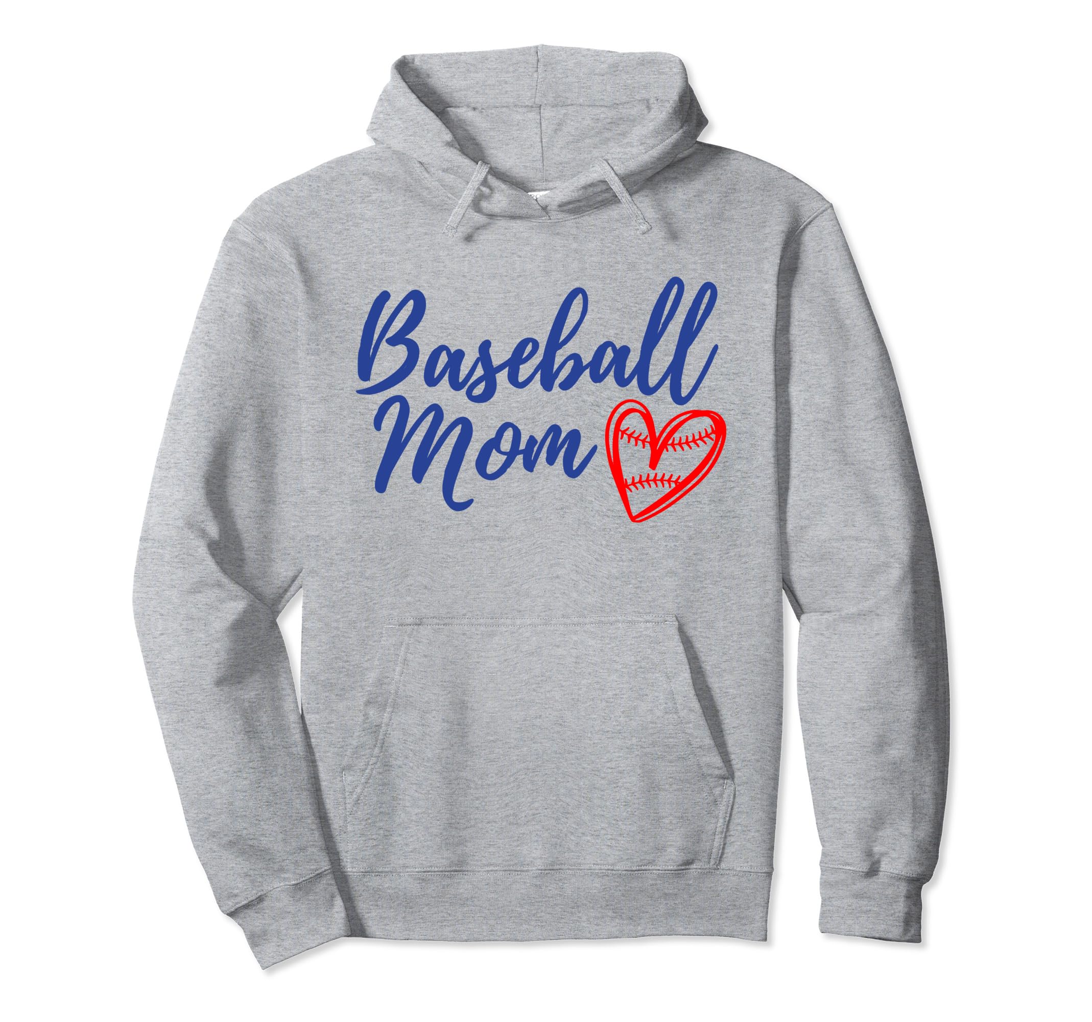 Baseball Mom Heart Matching Mama Mothers Hoodie - Unique Graphic Men Women - T-Shirt, Sweatshirt, Hoodie