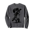 Raccoon Cowboy Cowgirl Western Sweatshirt - Fun Novelty Design Unisex - T-Shirt, Sweatshirt, Hoodie