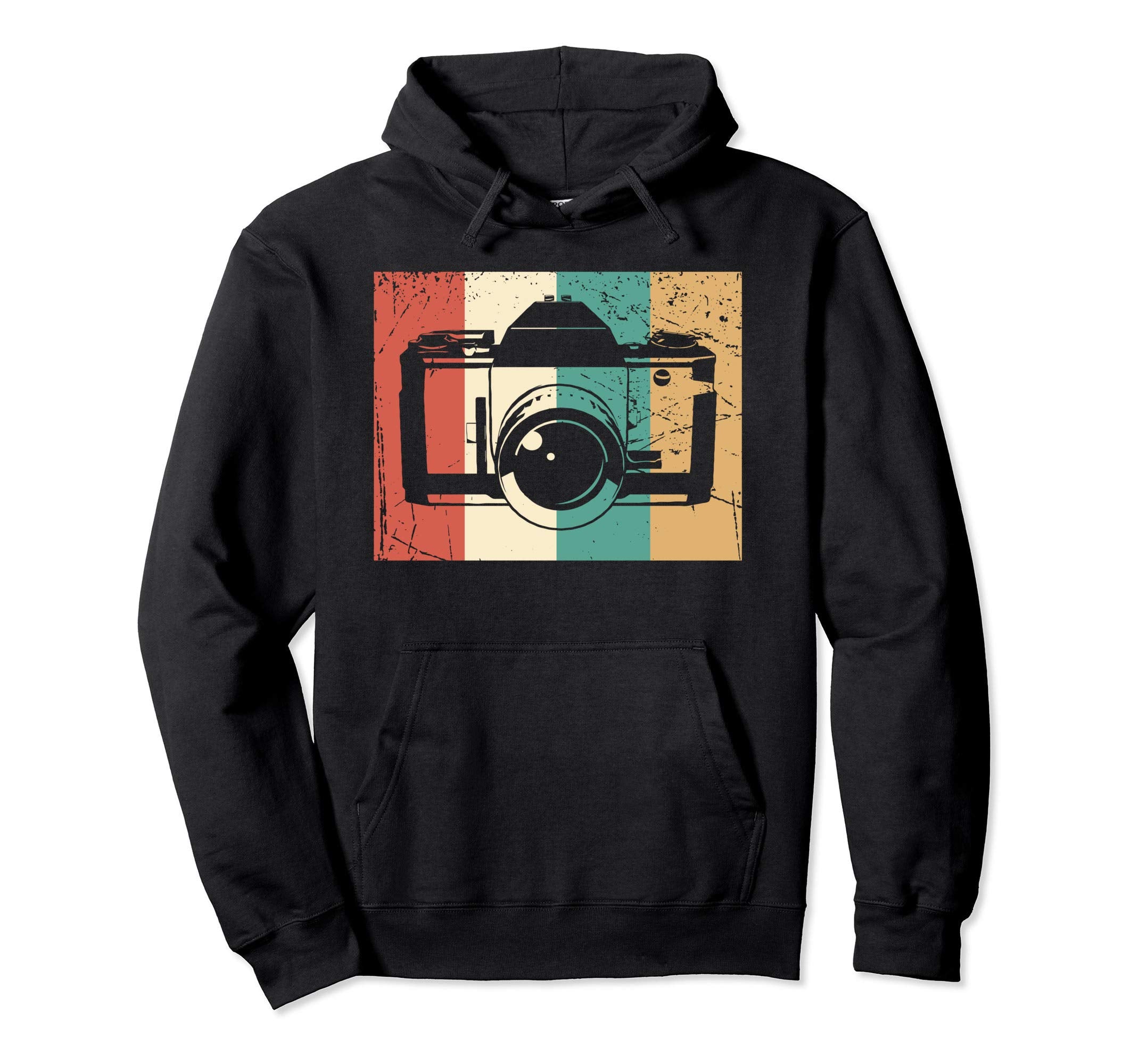 Eighties Photography Camera Hoodie - Minimalist Print Unisex - T-Shirt, Sweatshirt, Hoodie
