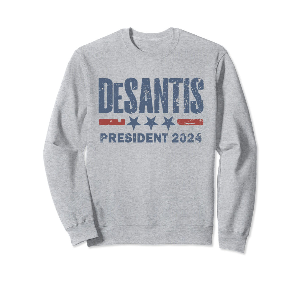 Distressed Desantis 2024 Sweatshirt - Novelty Apparel Men Women - T-Shirt, Sweatshirt, Hoodie