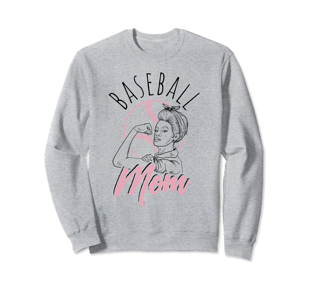 Baseball Mom Sport Athlete Family Sweatshirt - Trendy Graphic Men Women - T-Shirt, Sweatshirt, Hoodie