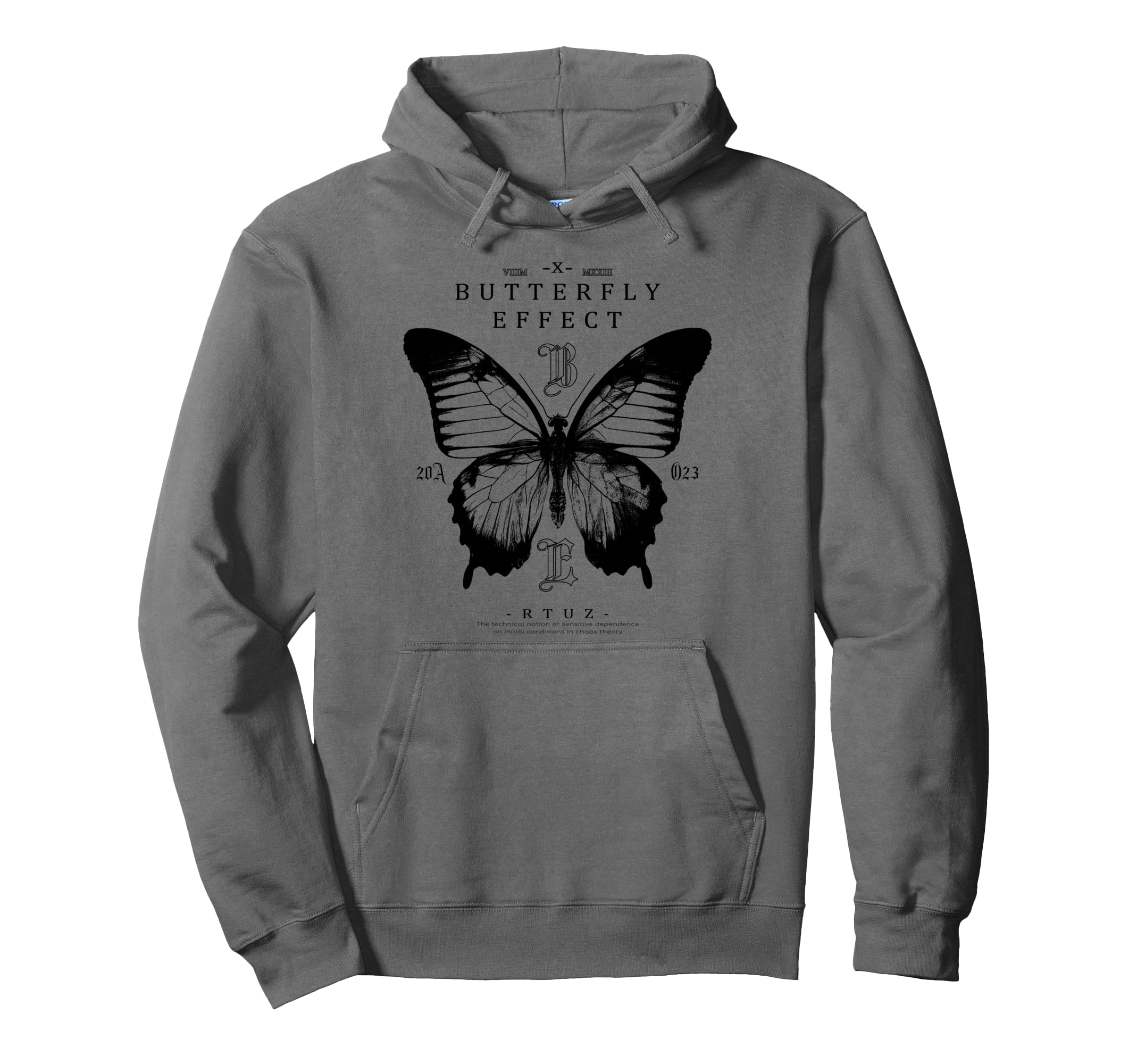Y2K Streetwear Butterfly Hoodie - Unique Graphic Men Women - T-Shirt, Sweatshirt, Hoodie