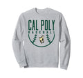 Cal Poly Mustangs Baseball Arch Sweatshirt - Aesthetic Graphic for Adults - T-Shirt, Sweatshirt, Hoodie