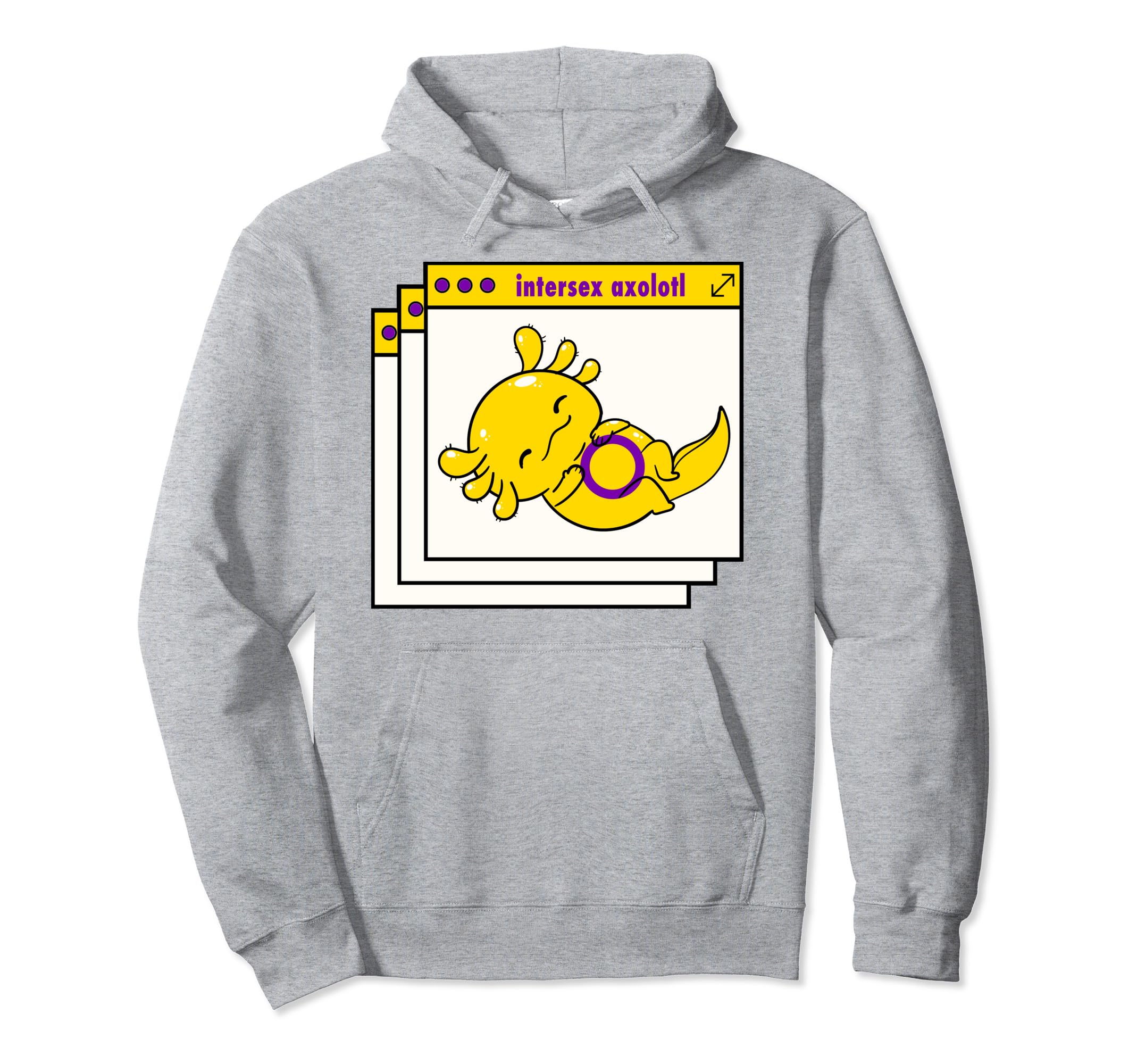 Y2K Vaporwave Intersex Pride Napping Hoodie - Minimalist Print Unisex - T-Shirt, Sweatshirt, Hoodie