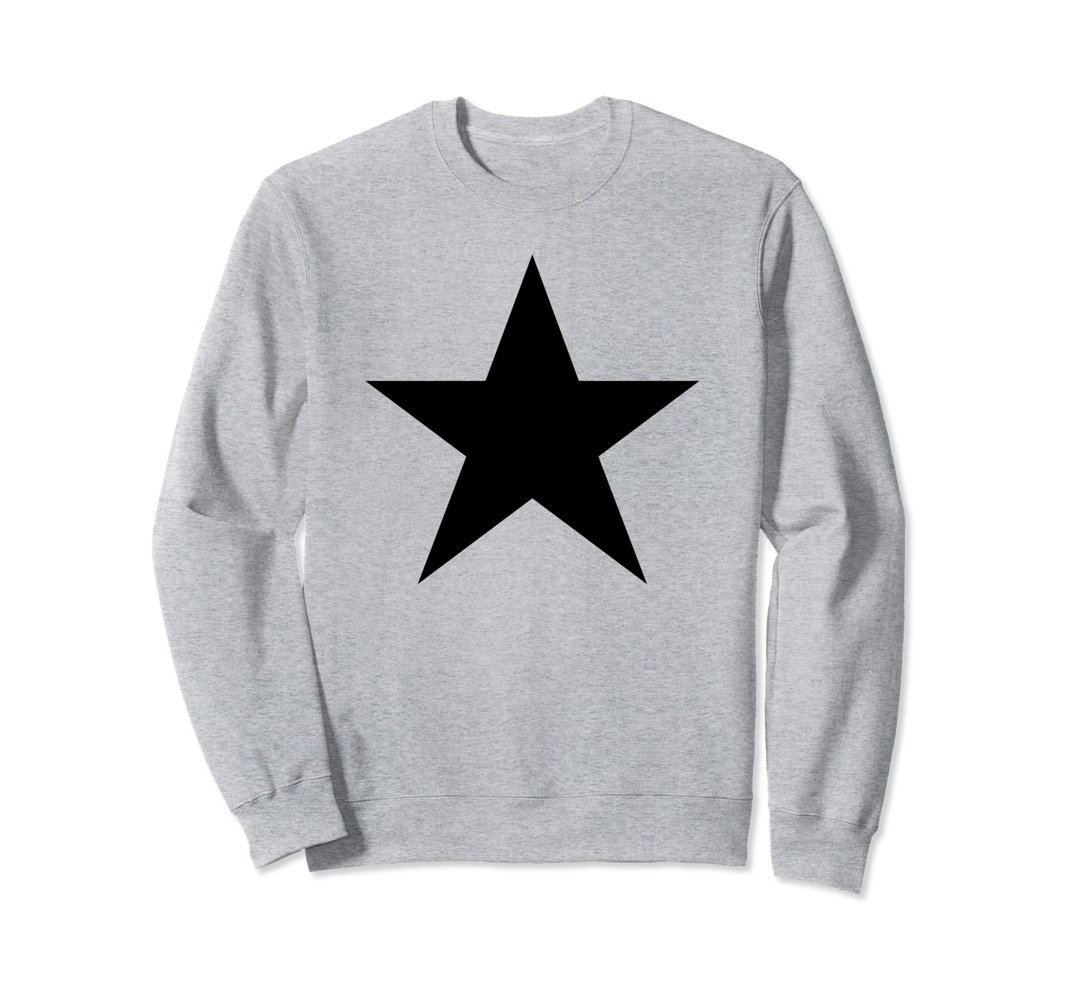 Black Star Y2K Aesthetic Gorpcore Sweatshirt - Streetwear Style Unisex - T-Shirt, Sweatshirt, Hoodie
