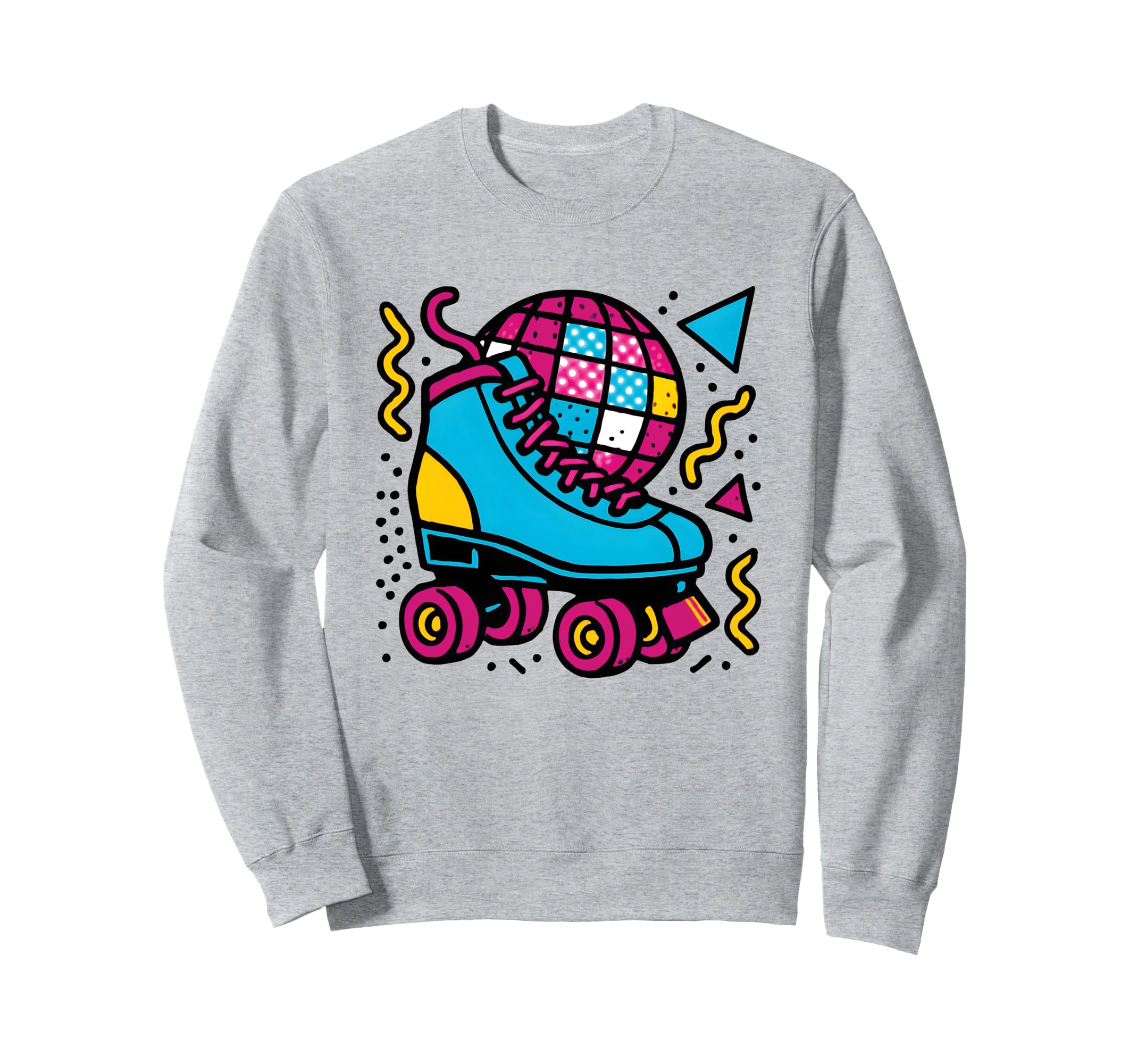 Roller Skate Disco Vibes Skating Sweatshirt - Streetwear Style for Adults - T-Shirt, Sweatshirt, Hoodie
