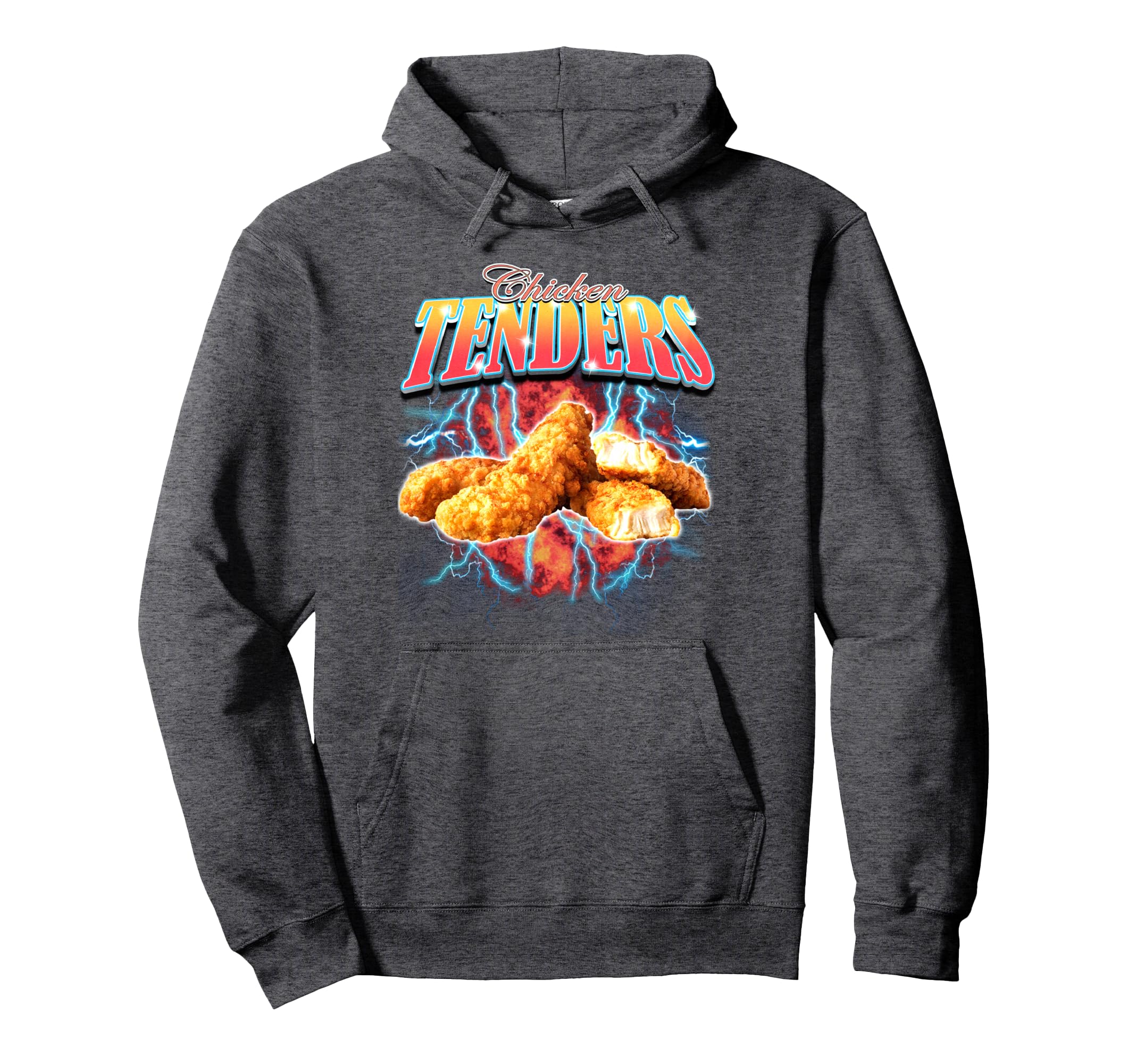 Bootleg Rap Funny Chicken Tenders Hoodie - Fun Novelty Design Men Women - T-Shirt, Sweatshirt, Hoodie