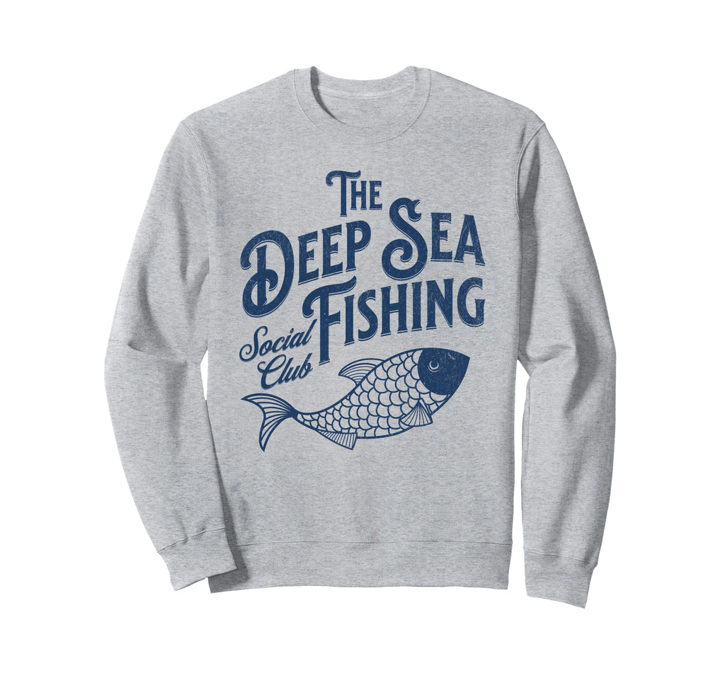 90S Fisherman Aesthetic Fish Trendy Sweatshirt - Unique Graphic for Adults - T-Shirt, Sweatshirt, Hoodie