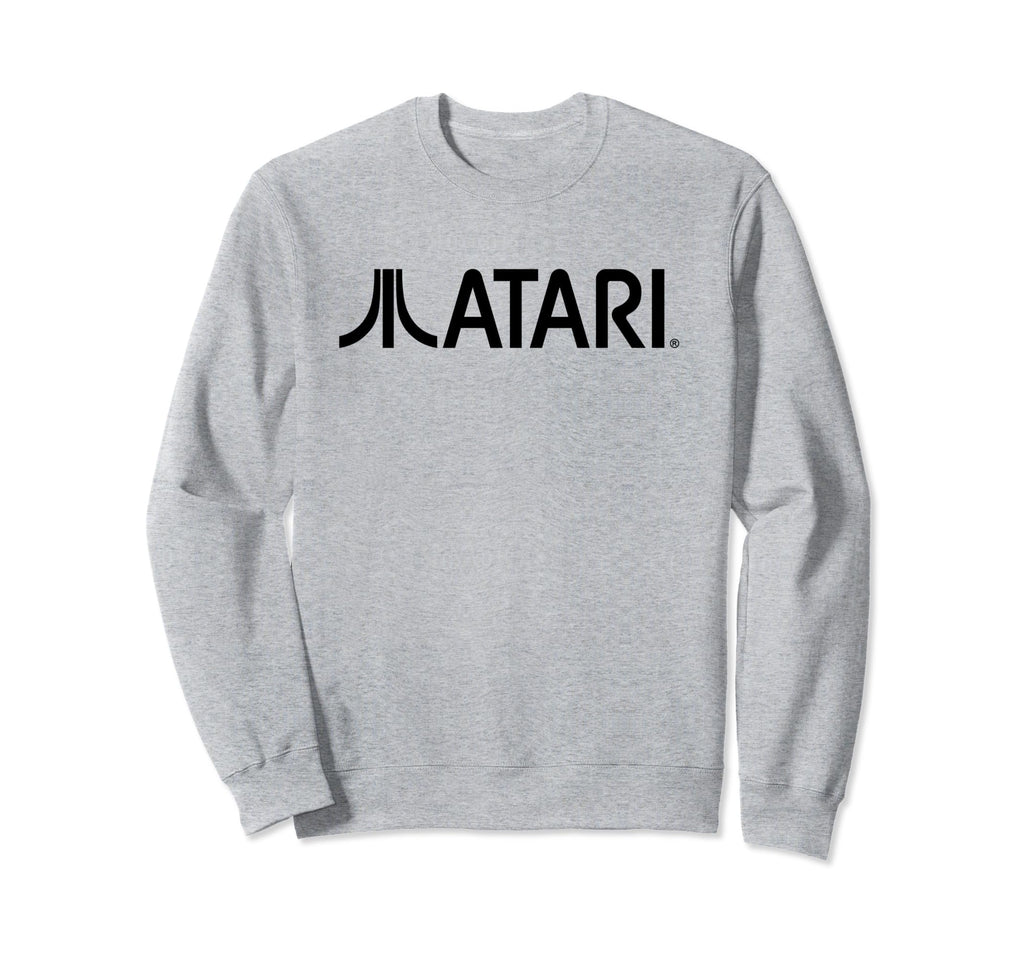 Atari Gaming Logo Black Arcade Fun Sweatshirt - Graphic Print for Adults - T-Shirt, Sweatshirt, Hoodie